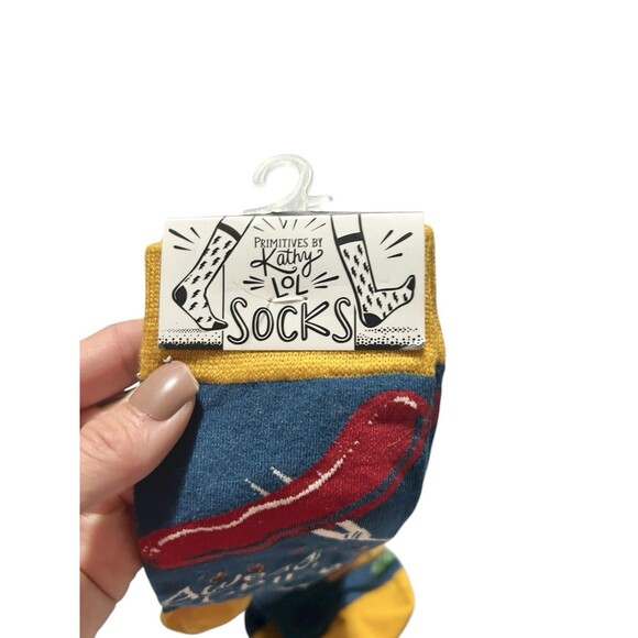 Yo Sox Parquet Kathy lol Sock Lot Of 4 Men’s Fun Design Colorful Printed Casual - Picture 10 of 10